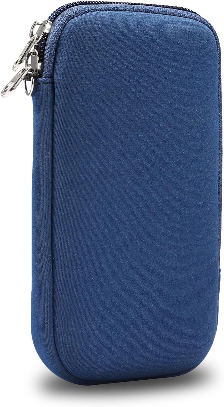 Funny Pack Cell Phone Holster 6.1 inch Neoprene Phone Sleeve ,Universal Pouch Pouch Sleeve Neck Bag with Zipper Compatible with iPhone 15 Pro,15,14 Pro 14,13,13 Pro,12,12 Pro,11 Pro,XS,X,11,XR, W Neck
