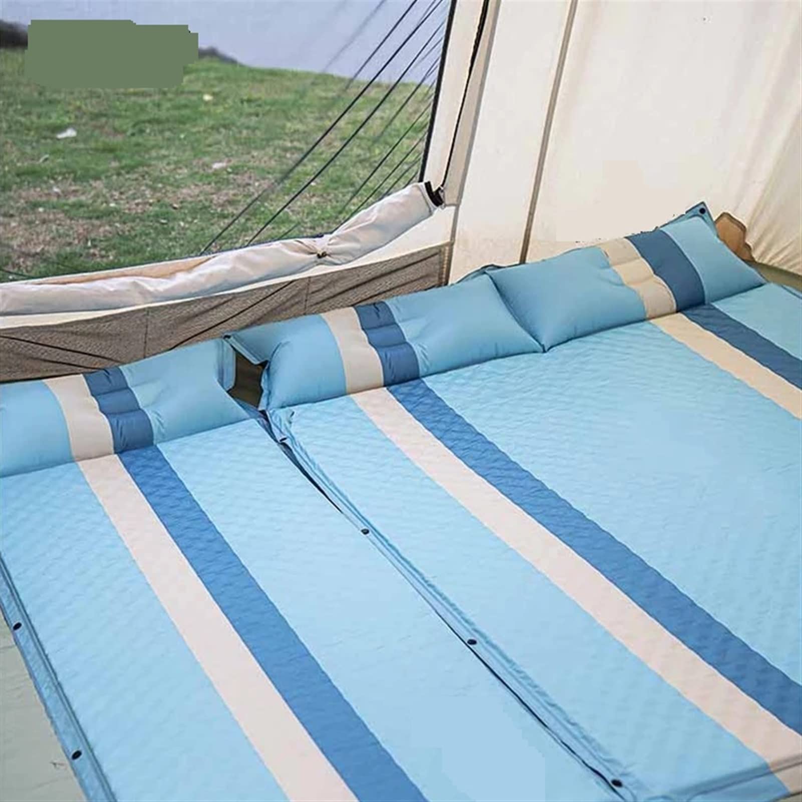 Colchoneta Camping Colchón Inflable Camping colchón autoinflante colchón de Tiendas de campaña Almohada Almohadilla de Dormir Viajes Naturaleza Camping Mat Esterilla Camping