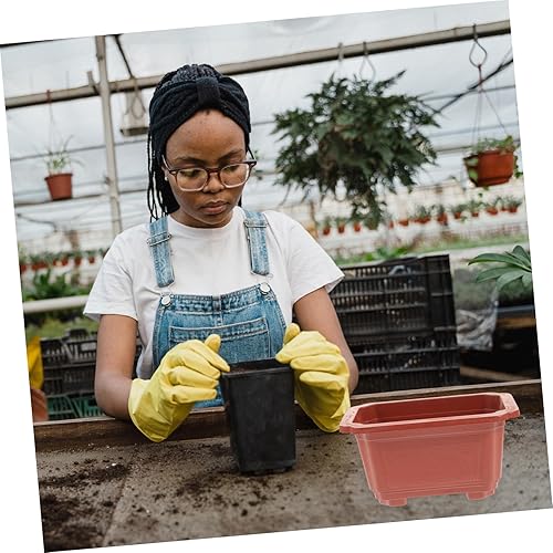 Miniatura 5 de 10 cajas de macetero para balcón, maceta para alféizar de ventana, maceta de jardín, contenedor de plantación de vegetales, maceta de plástico para