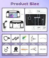 Vista 9 de Radio para Toyota Camry 2000 2001 2002 2003 2004 2005 2006 4 Núcleo 4G+64G Android 15 Estéreo de Coche con Carplay Inalámbrico Android Auto