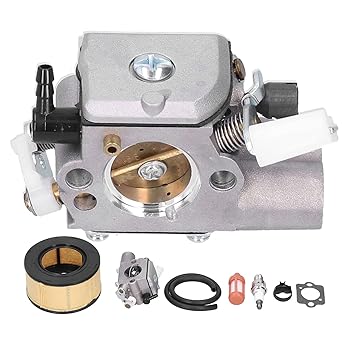 Carburetor Set, Wear Resistant Garden Supplies Garden Accessory Durable with Air Filter Fuel Pipe for MS251 MS251C
