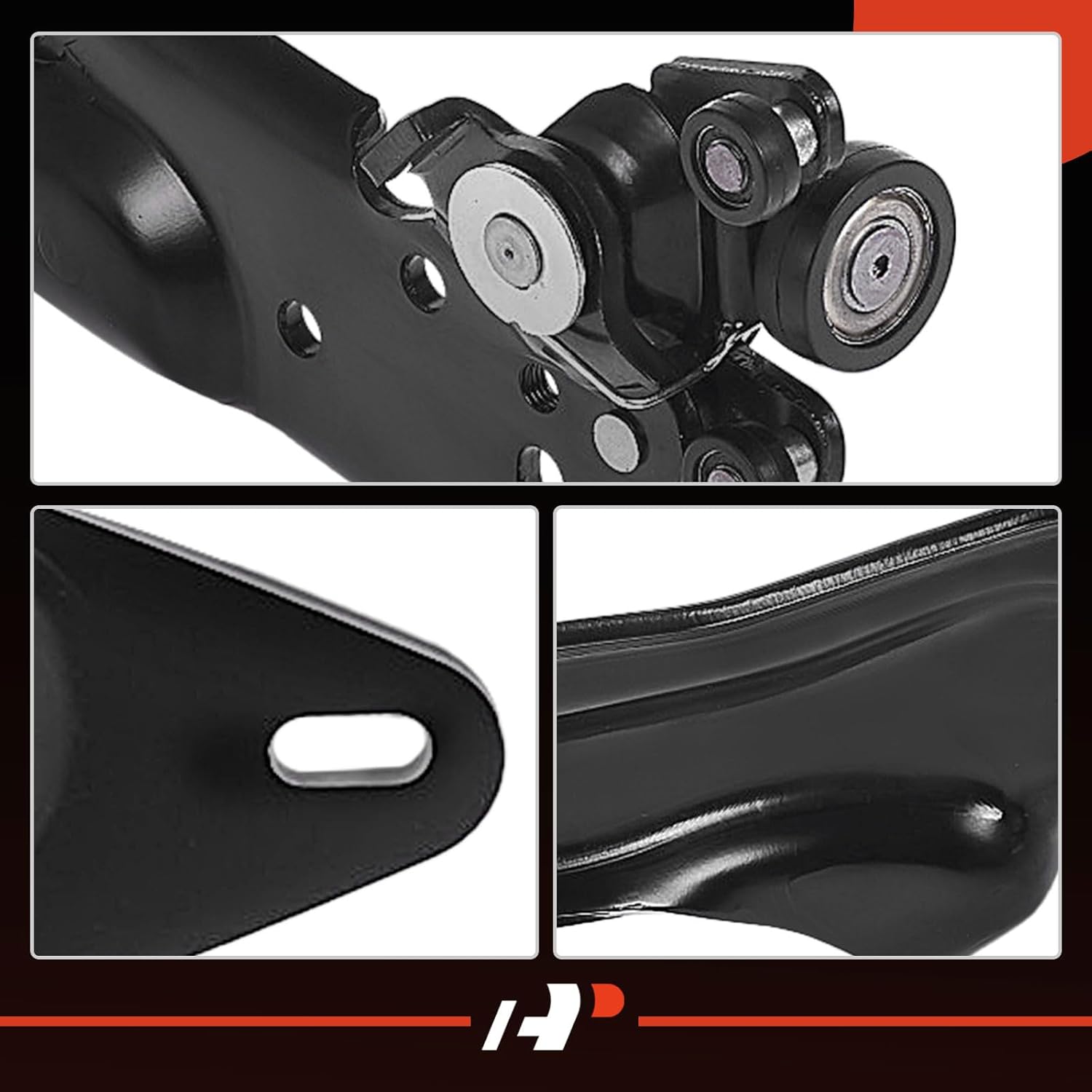 A-Premium Door Hinge Assembly Compatible with Dodge Grand Caravan & Chrysler Town & Country, 2008 2009 2010, Right Passenger Lower Side Sliding Door, Replace# 05020920AA, 05020920AB