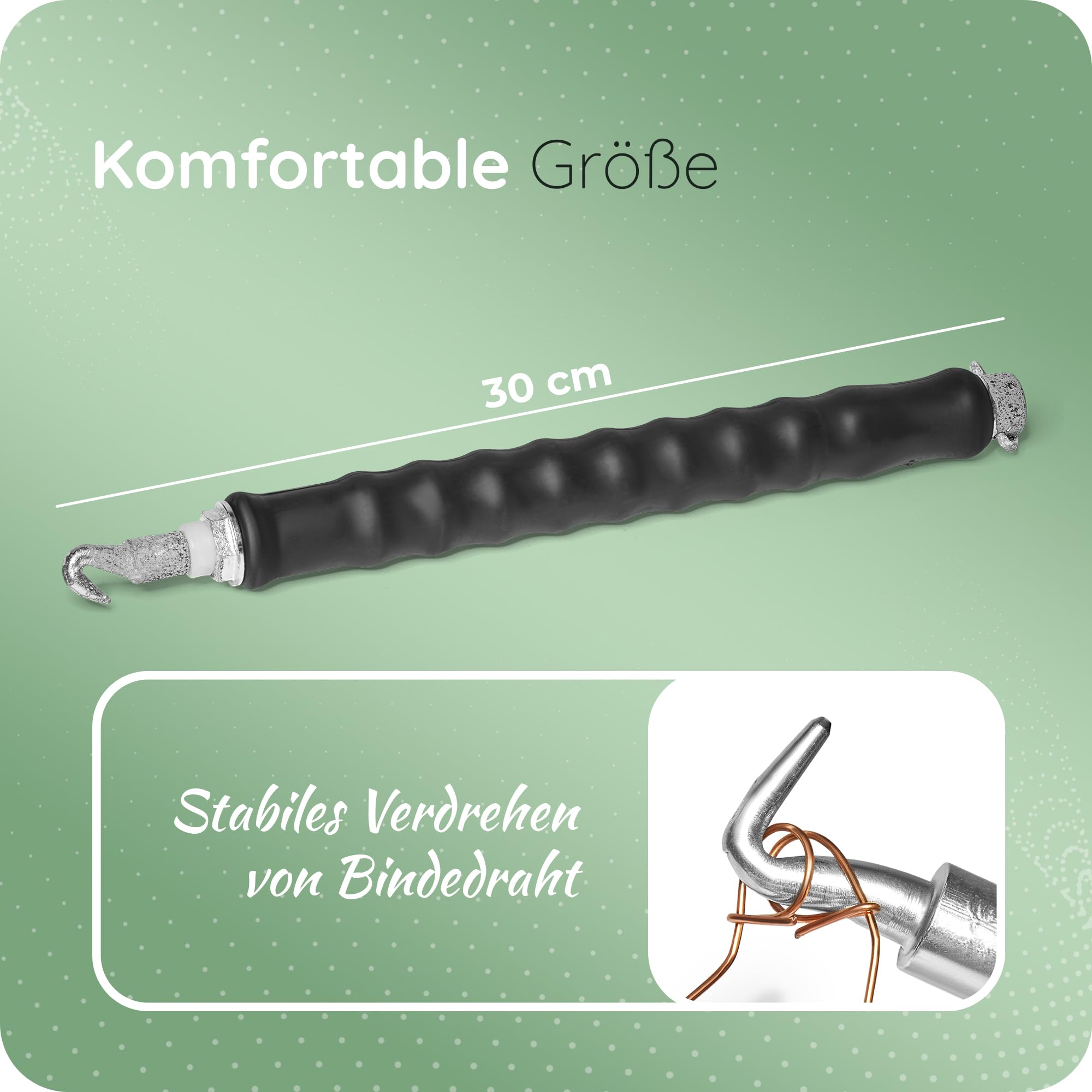 Novatool Entorchador de alambre, 330 mm, color negro