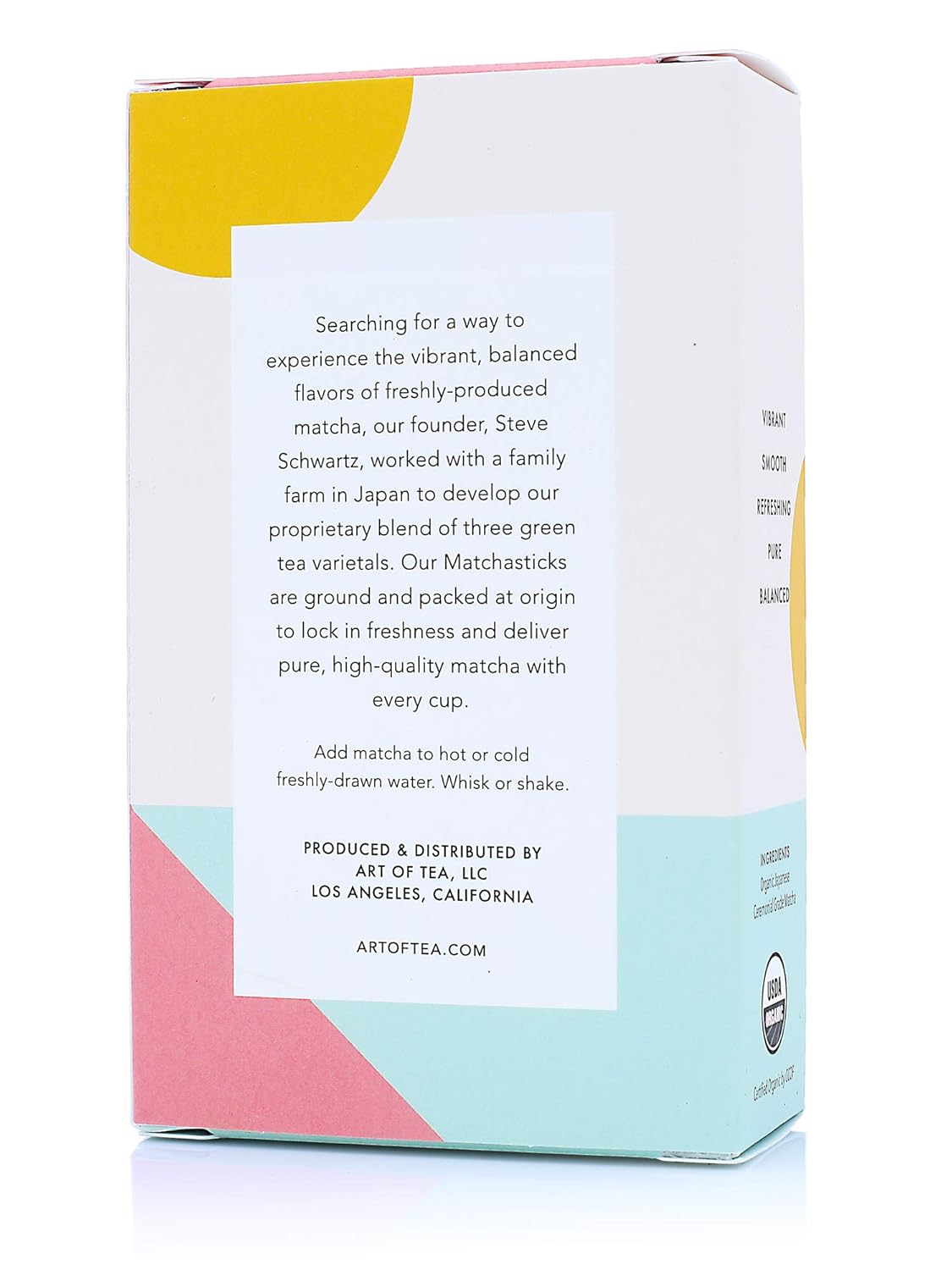 Art of Tea | Matcha Powder Tea | Matchasticks 12 Count