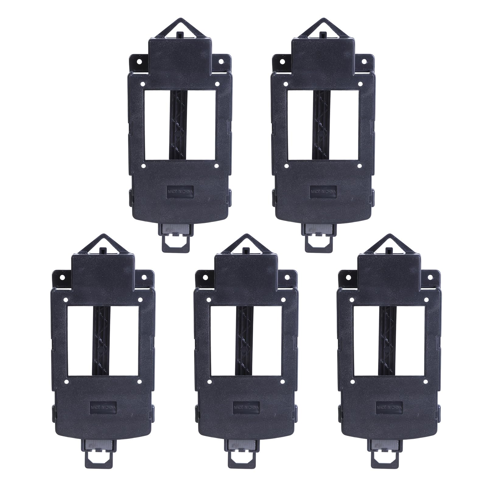 Jazuaiao Multicolor 5Pcs Pendulums Clock Swing Drives Clock Movement Case Quartzs Drives Unit Mechanical Repair Parts Battery Operated Quartzs Mechanism Wall Unit