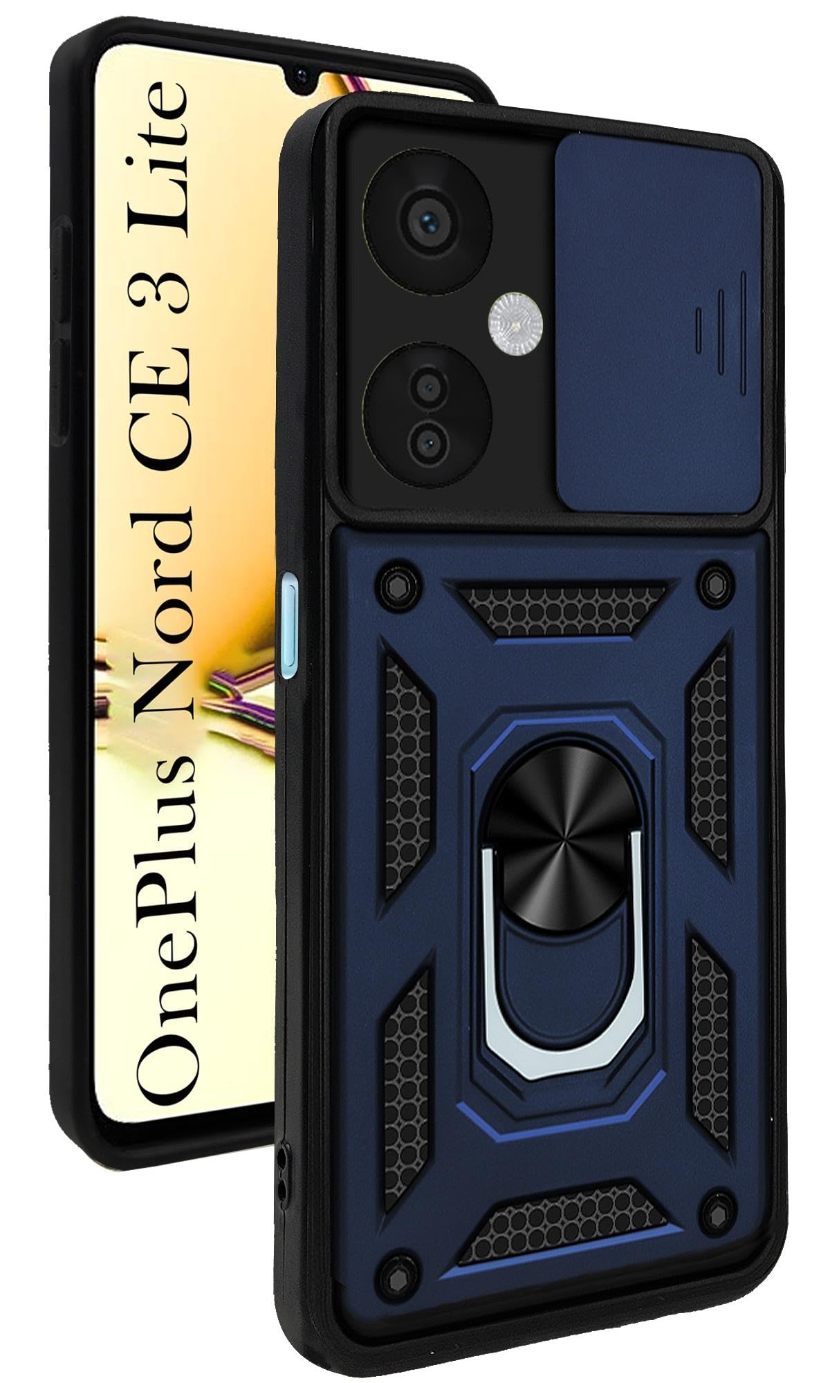 Jkobi Back Cover Case for OnePlus Nord CE 3 Lite (Hybrid Dual Armor Polycarbonate | Metal Blue) (B0CW1TRQ7H) Amazon Price History, Amazon Price Tracker
