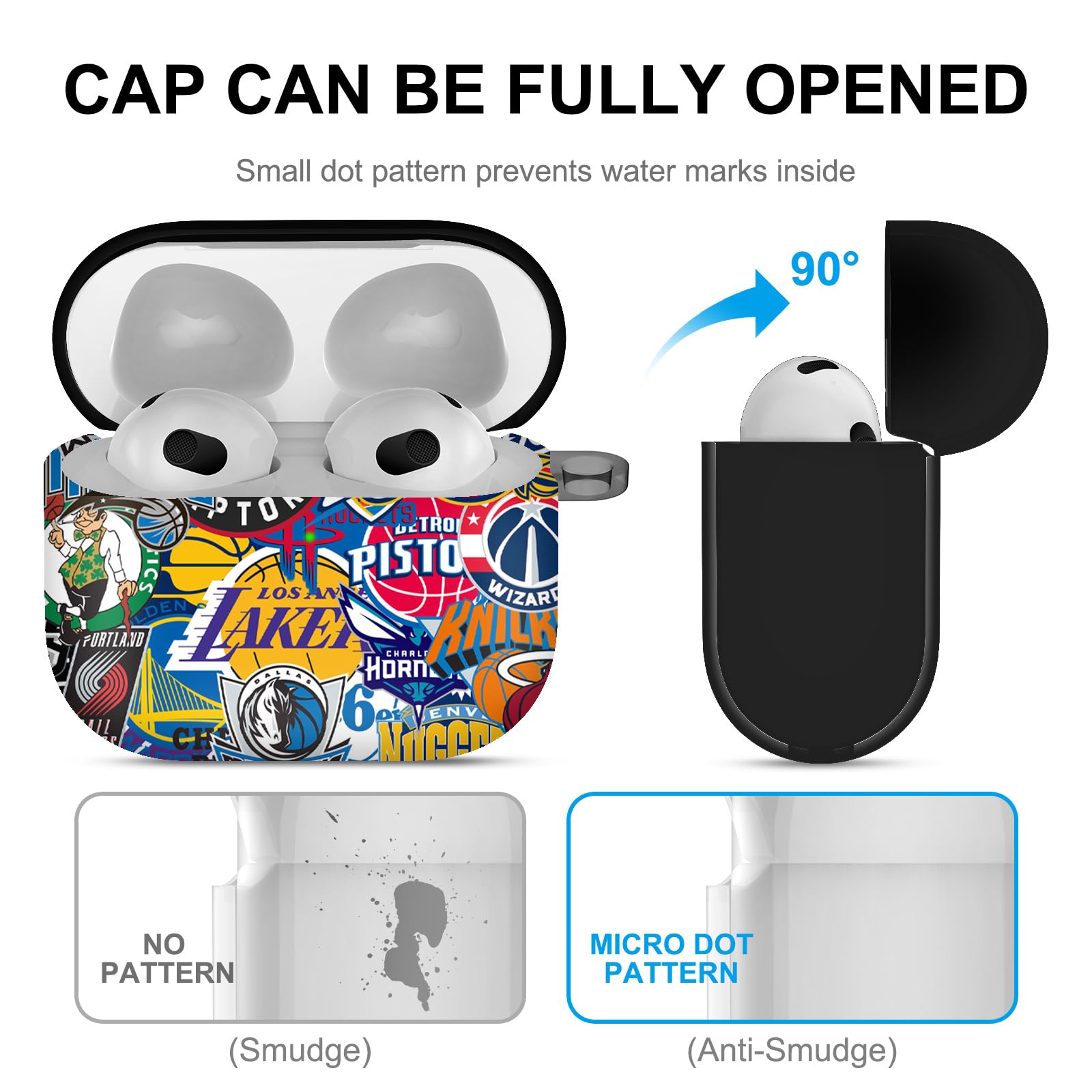 Gedicht for Airpods 3rd Generation Case Sports Basketball Football, Protective TPU Soft Cases Cover Rugged for Apple Airpods 3 Case with Keychain for Women Men?Basketball
