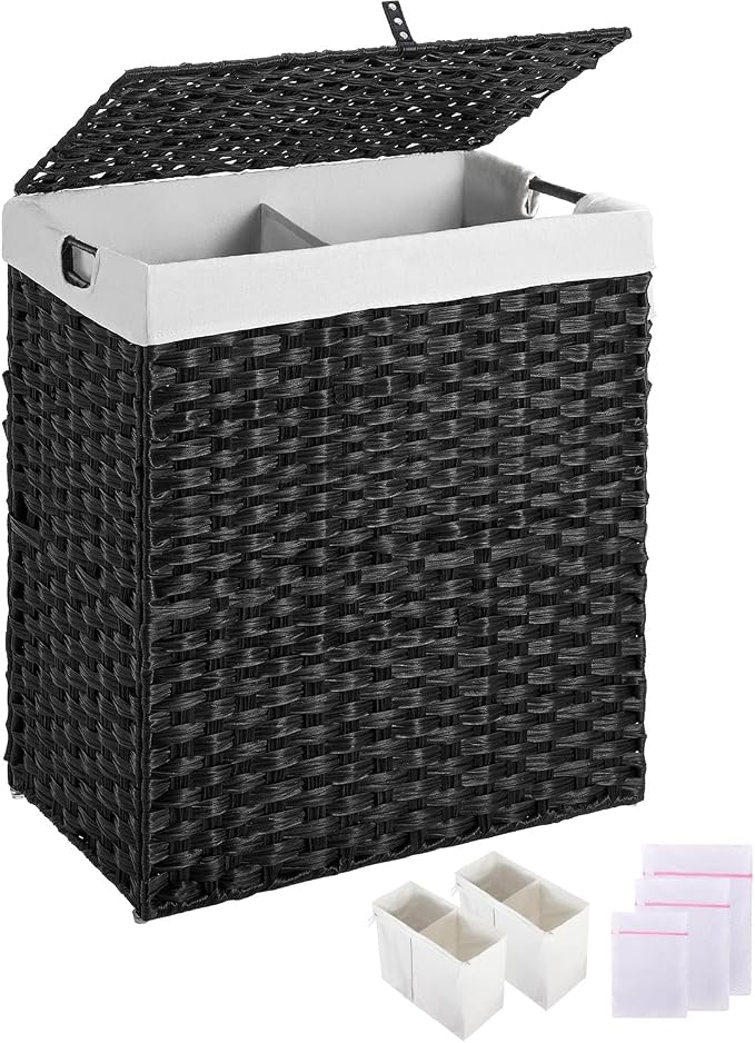 Dark Brown Laundry Hamper