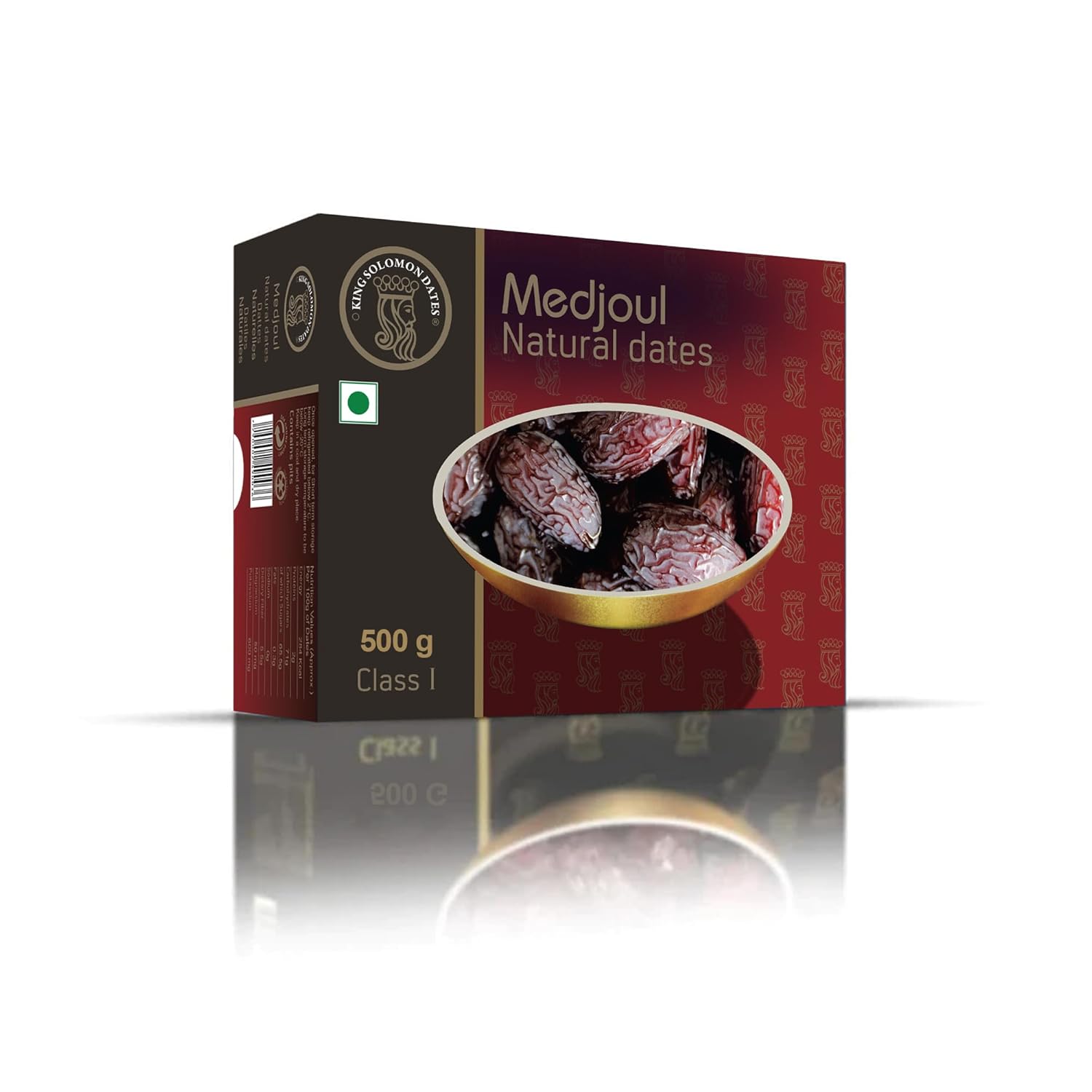 King Solomon Premium Medjool Dates - 500g | Naturally Sweet & Juicy | Rich Energy Snack | Perfect for Gifting & Healthy Lifestyle | Fresh & Delicious Dates from Israel