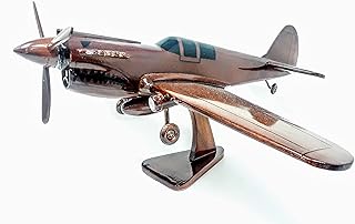 P40 Warhawk Replica Wood Model Airplane