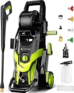 Pressure Washer with Adjustable Touch Screen 8 Level, 4 Quick Connect Nozzles