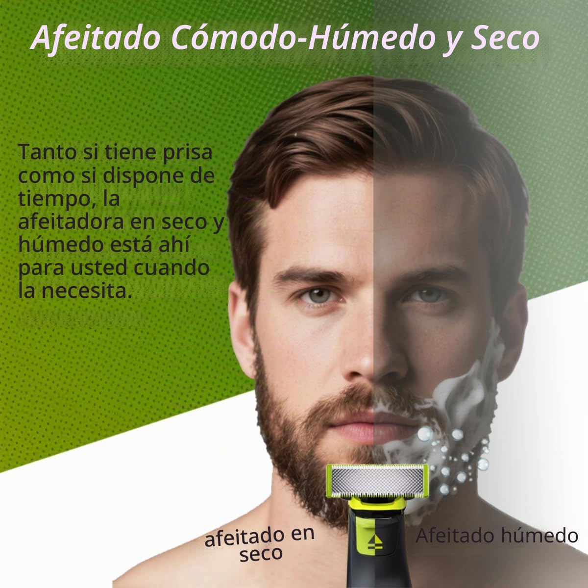 Cuchillas de afeitar compatibles con One Blade, lote de 2/3/4/6, para afeitadora/cortadora eléctrica Philips One Blade (6)