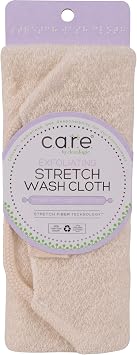 Care by Clean Logic, Exfoliating Stretch Wash Cloth - Cleansing Cloth
