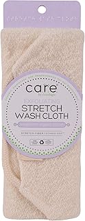 CleanLogic Sustainable Exfoliating Stretch Bath and Shower Wash Cloth, Certified Organic, 1 Count (Pack of 1)