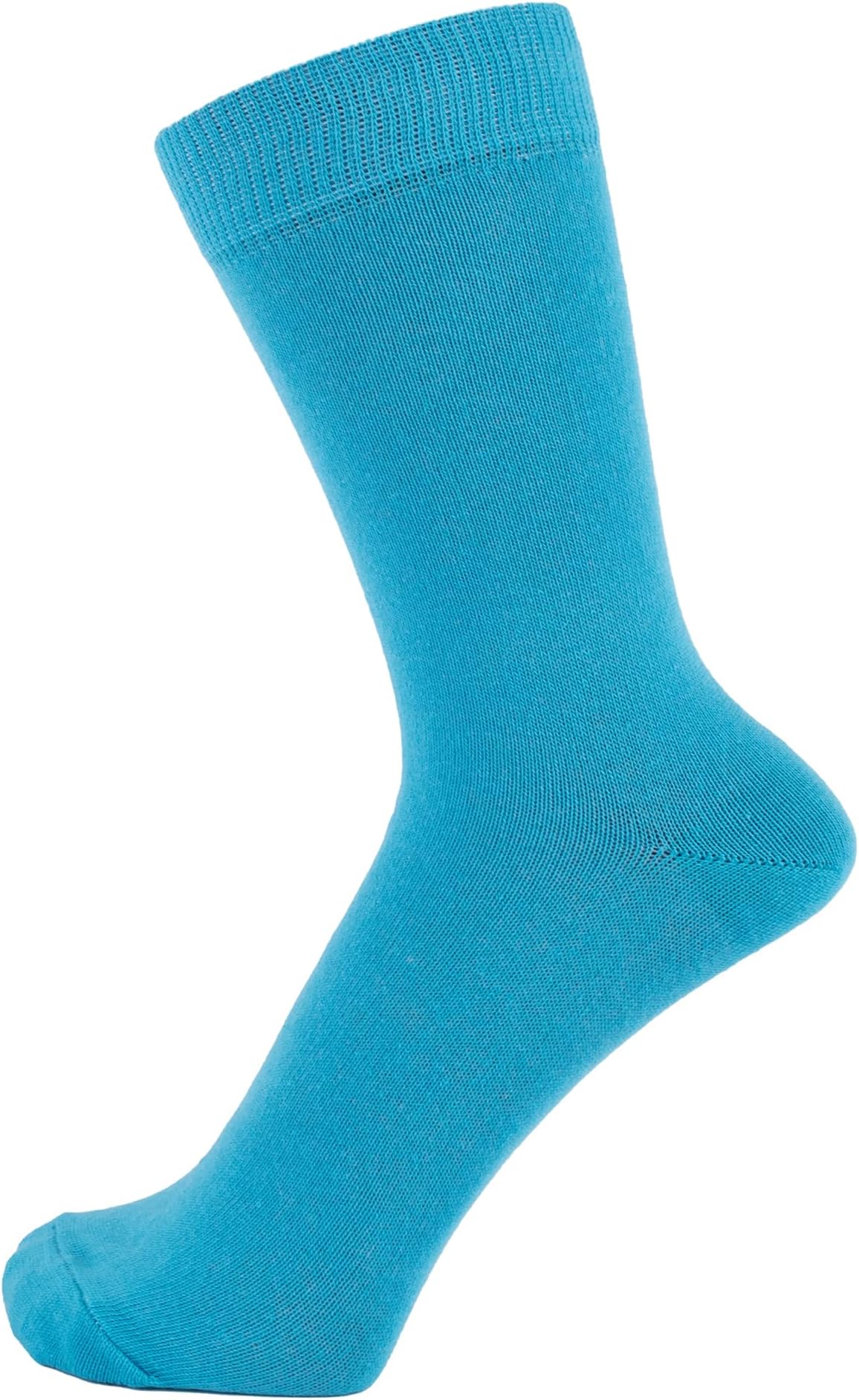 Finest Combed Cotton Dress Socks in Plain Colours for Men, Women