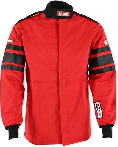 Miniatura 7 de RaceQuip 121007RQP 120 Series Suéter de Conducción SFI 3.2A/5 Rayado Negro/Blanco 2XL