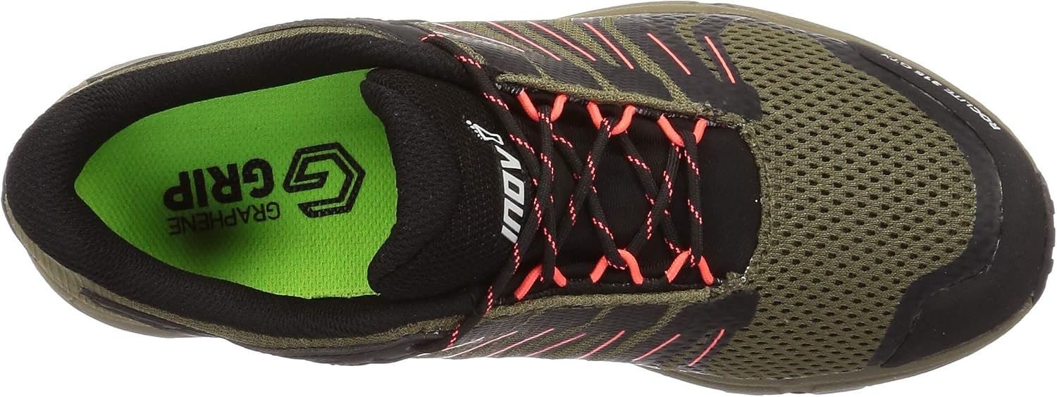 Inov-8 Womens Roclite 315 GTX - Waterproof Gore Tex Hiking Shoes - Lightweight - Vegan - Brown/Coral - 7.5