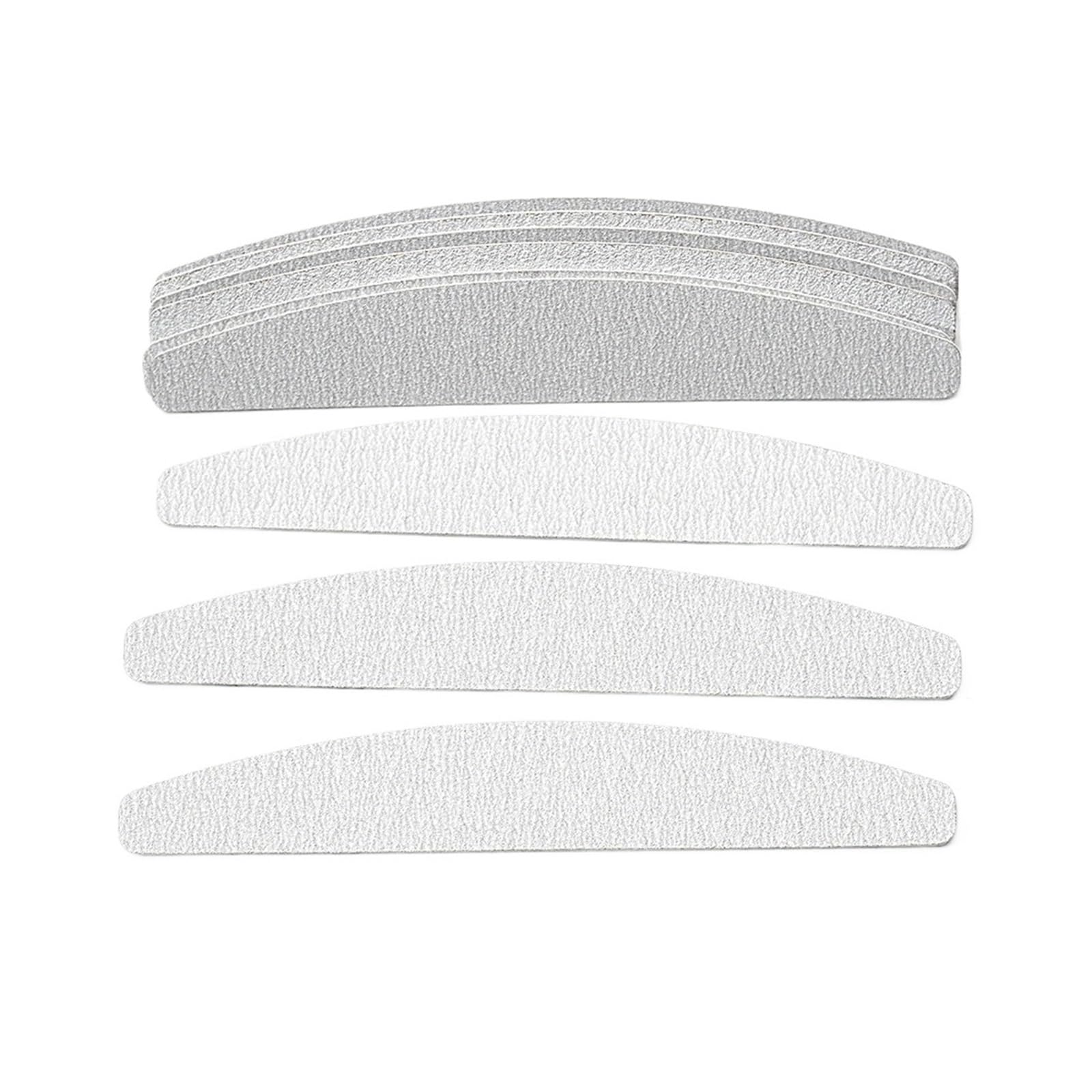 50 sztuk zestaw dwustronny do manicure i pedicure paznokci, rozrywalne, trwałe akcesoria, sprzęt do lakierów żelowych(50pcs-80Grit set)