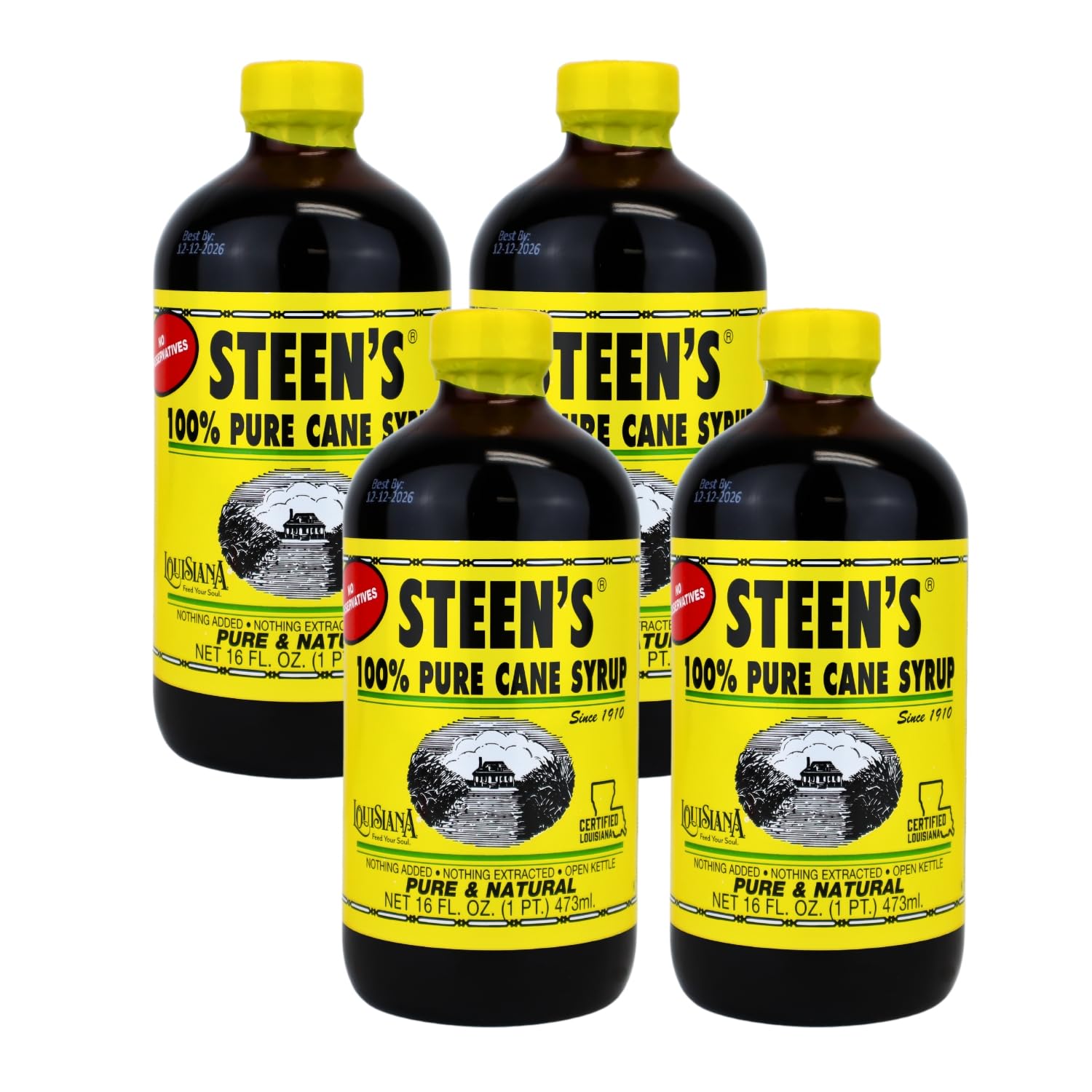 Amazon.com : 100% Pure Cane Syrup 16fl. Oz - No Additives - No