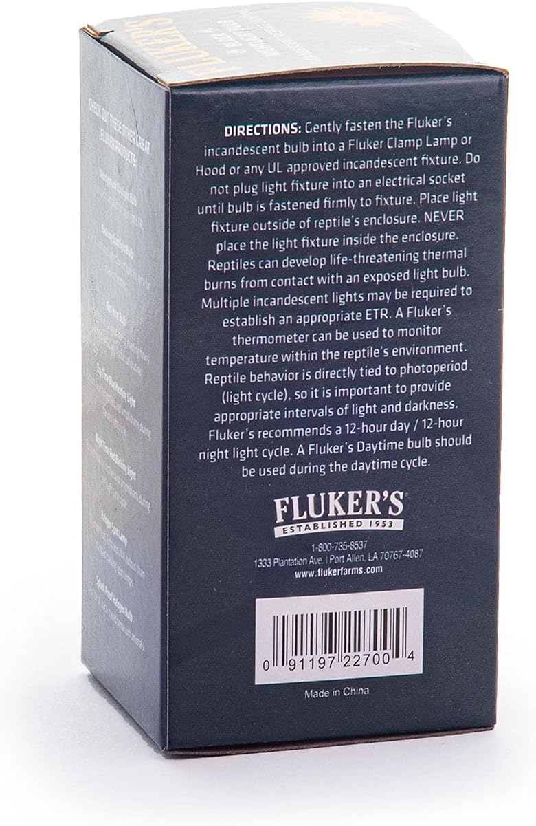 Fluker's Black Nightlight Bulbs for Reptiles 25 watt