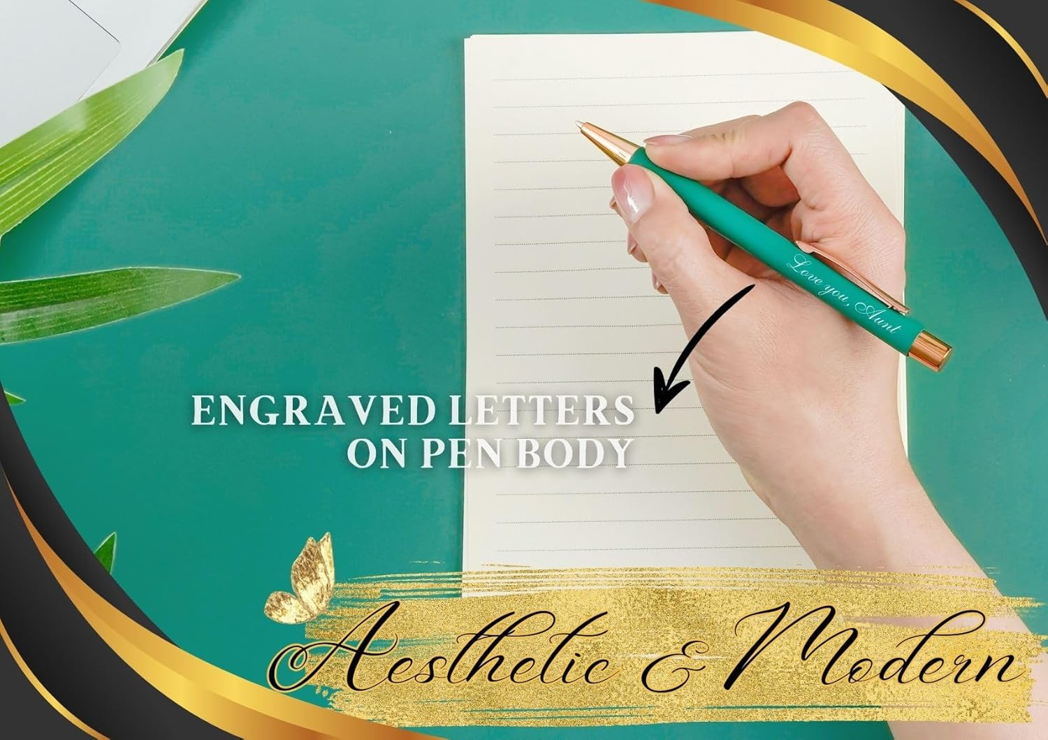 InnoBeta Aunt Gifts for Women Ballpoint Pen Set of 4, on Mother's Day, from Niece Nephew - Image 5