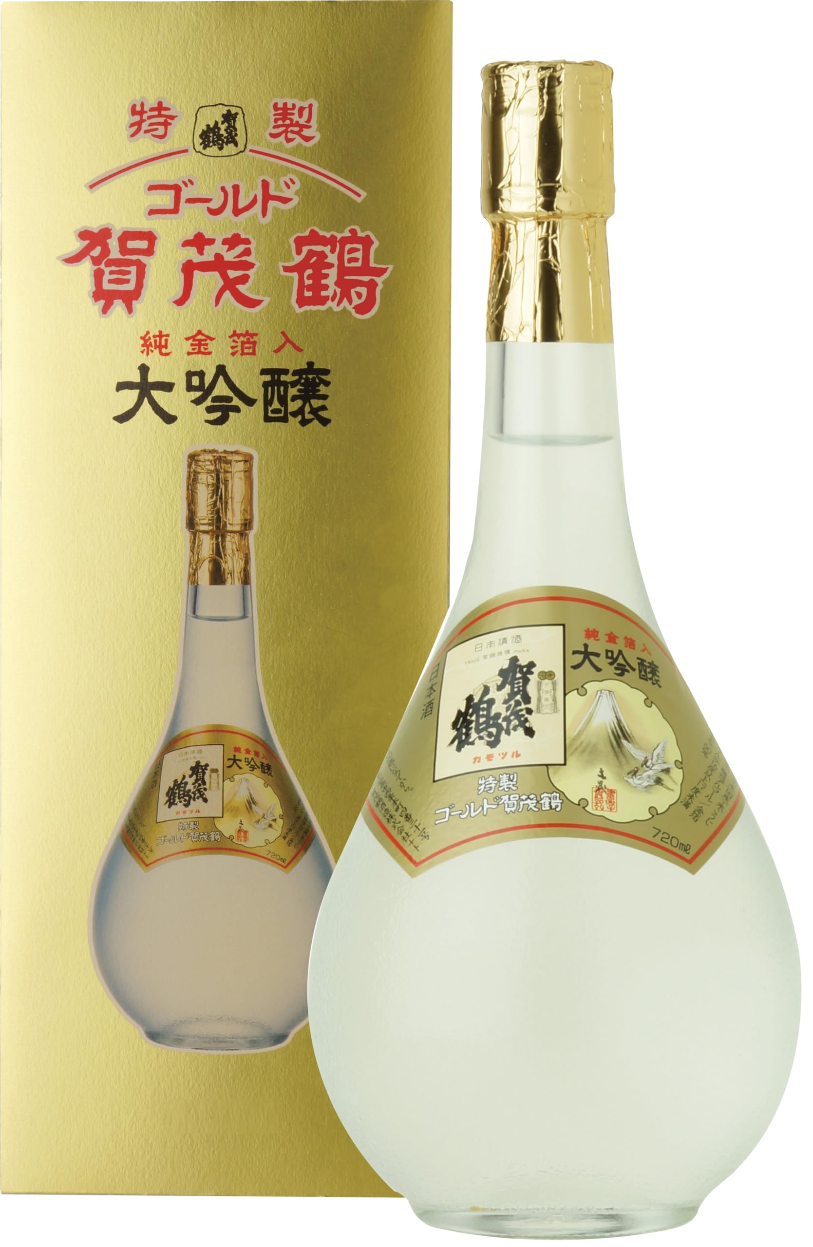 Amazon.co.jp: 大吟醸 特製ゴールド賀茂鶴 720ML 1本入（GK-B1) : 食品