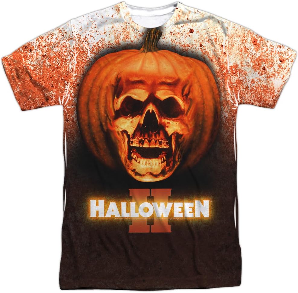 Halloween II 1981 Horror Thriller Slasher Movie Poster Adult Front Print T-Shirt
