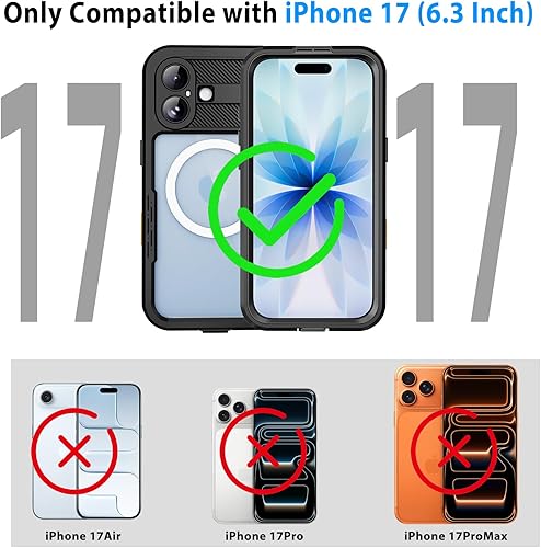 Miniatura 79 de Funda impermeable para iPhone 13 Pro Max compatible con MagSafe de 6.7 pulgadas 2021 Mag, imán magnético seguro para iPhone 13 Pro Max, a prueba