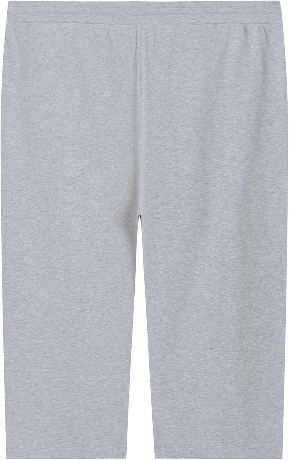 Weintee Women's Plus Size Drawstring Cotton Knit Capris with Pockets - Image 3