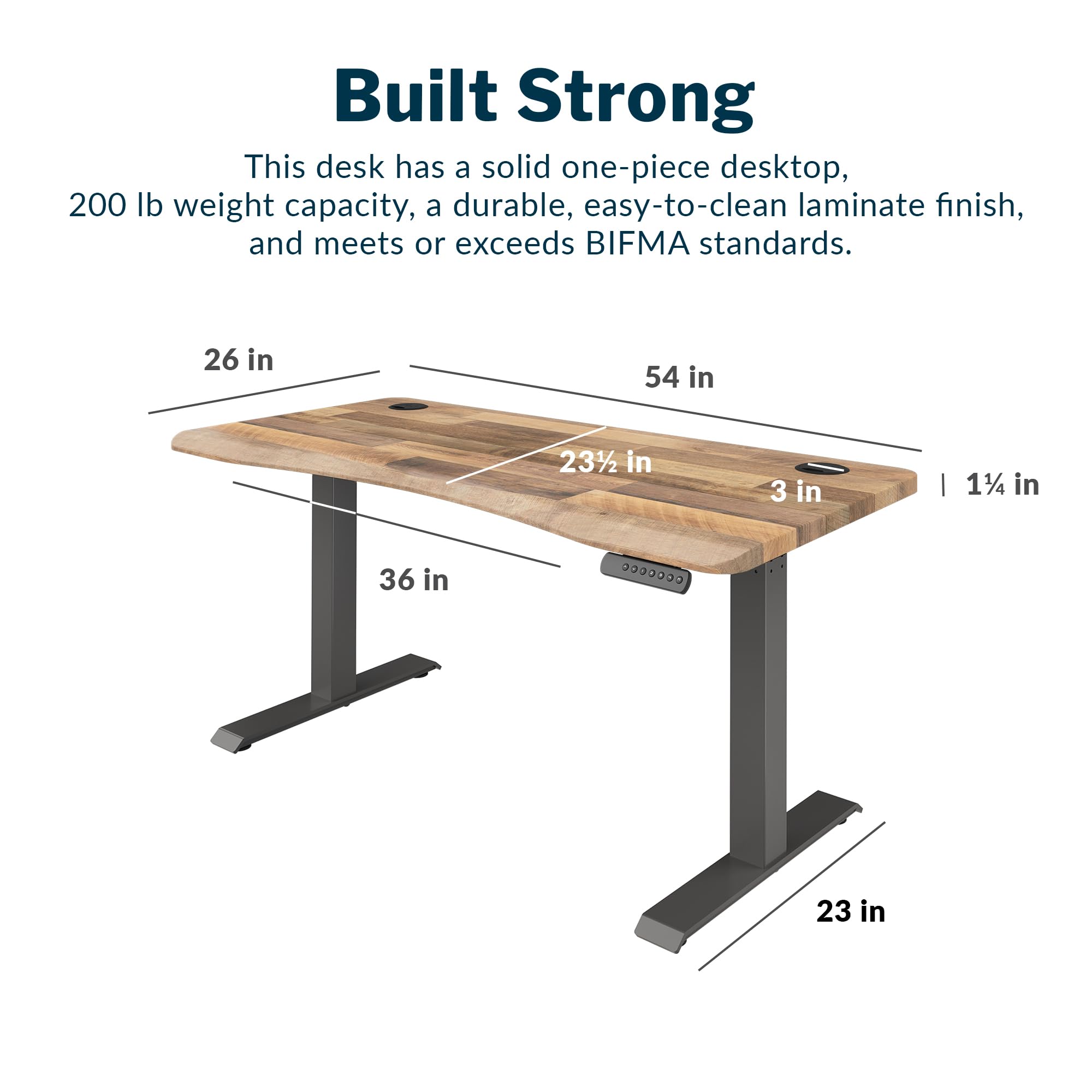 ErGear Electric Standing Desk Legs for 39.4-63.3 inch Desktops, 176 lbs thumbnail 12