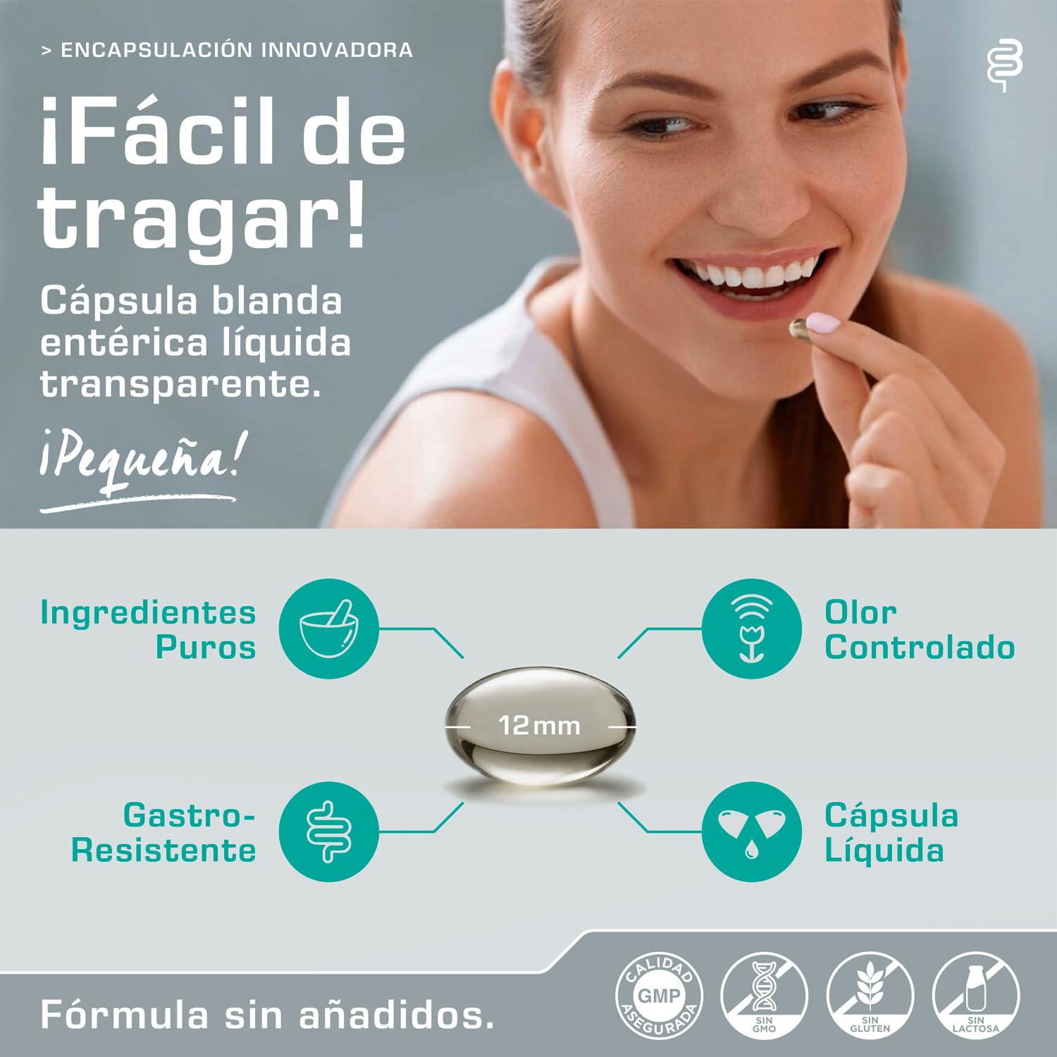 TauBiotic® de RedoxBox® - Suplemento de Butirato (tributirina 500 mg) para la Microbiota - 90 cápsulas blandas gastroresistentes