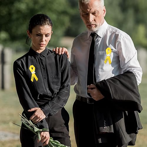 Miniatura 5 de 50 piezas de cintas de paloma para funeral, cintas conmemorativas para funeral, alfileres clásicos para servicio conmemoral, cinta de respeto con