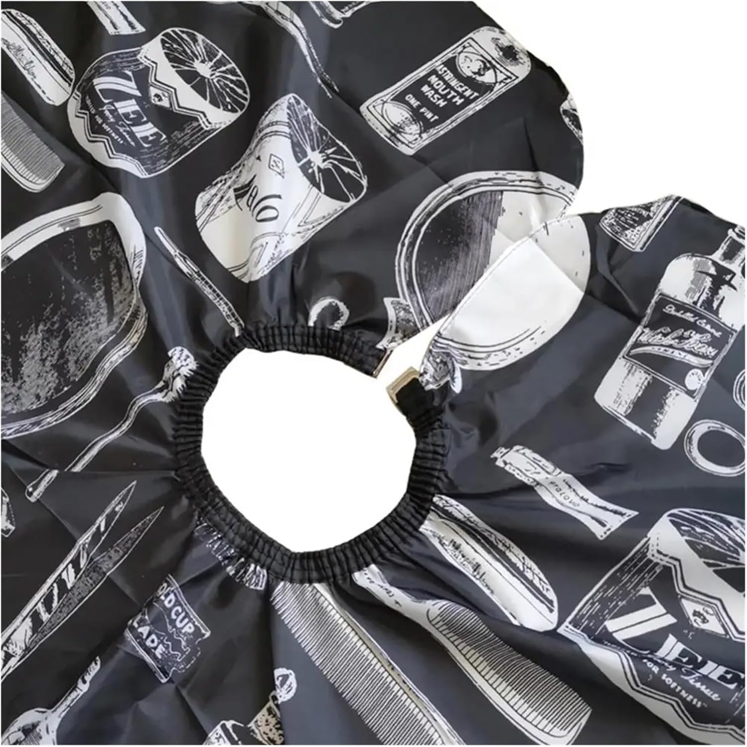 Hair Dye Perm Gown Adults Brush Scissor Printing Salon Barber Hairdressing Cape Cutting Cloth