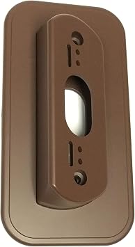 Ade Advanced Optics Wall Plate and 30 Degree Angled Mount Combo for Nest Hello - Coffee