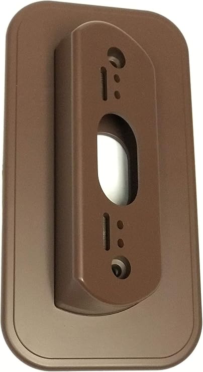 Ade Advanced Optics Wall Plate and 30 Degree Angled Mount Combo for Nest Hello - Coffee