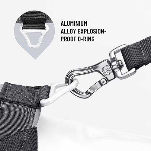 Vista 34 de EXCELLENT ELITE SPANKER Arnés sin tirones para perro, acolchado, chaleco de patrulla militar, de nailon ajustable, arnés para perros pequeños