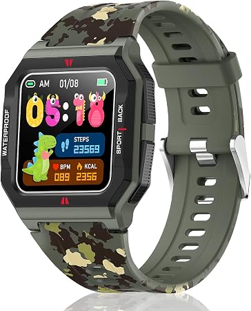 HopoFit Smartwatch, Orologio Fitness Tracker con Cardiofrequenzimetro da  Polso, Contapassi, Notifiche Messaggi, 1.3“ Touch Bluetooth Smart Watch  Bambini Donna Uomo per iOS Android Smartphone : Amazon.it: Elettronica