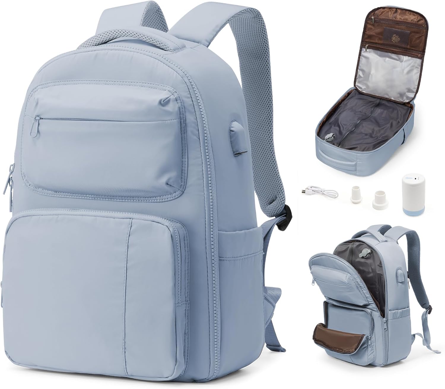 Rugzak Handbagage Vliegtuig Bergsalz Easyjet Vacuümrugzak 45x36x20 Cm – Airbag Handbagage Rugzak Met Vacuümsysteem | Voor Vliegen 45 X 36 X 20 Cabin Bag