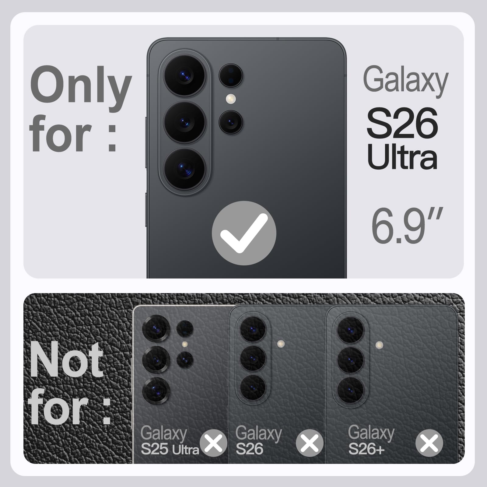 Samsung Galaxy S26 Ultra Vegan Leather Case -2