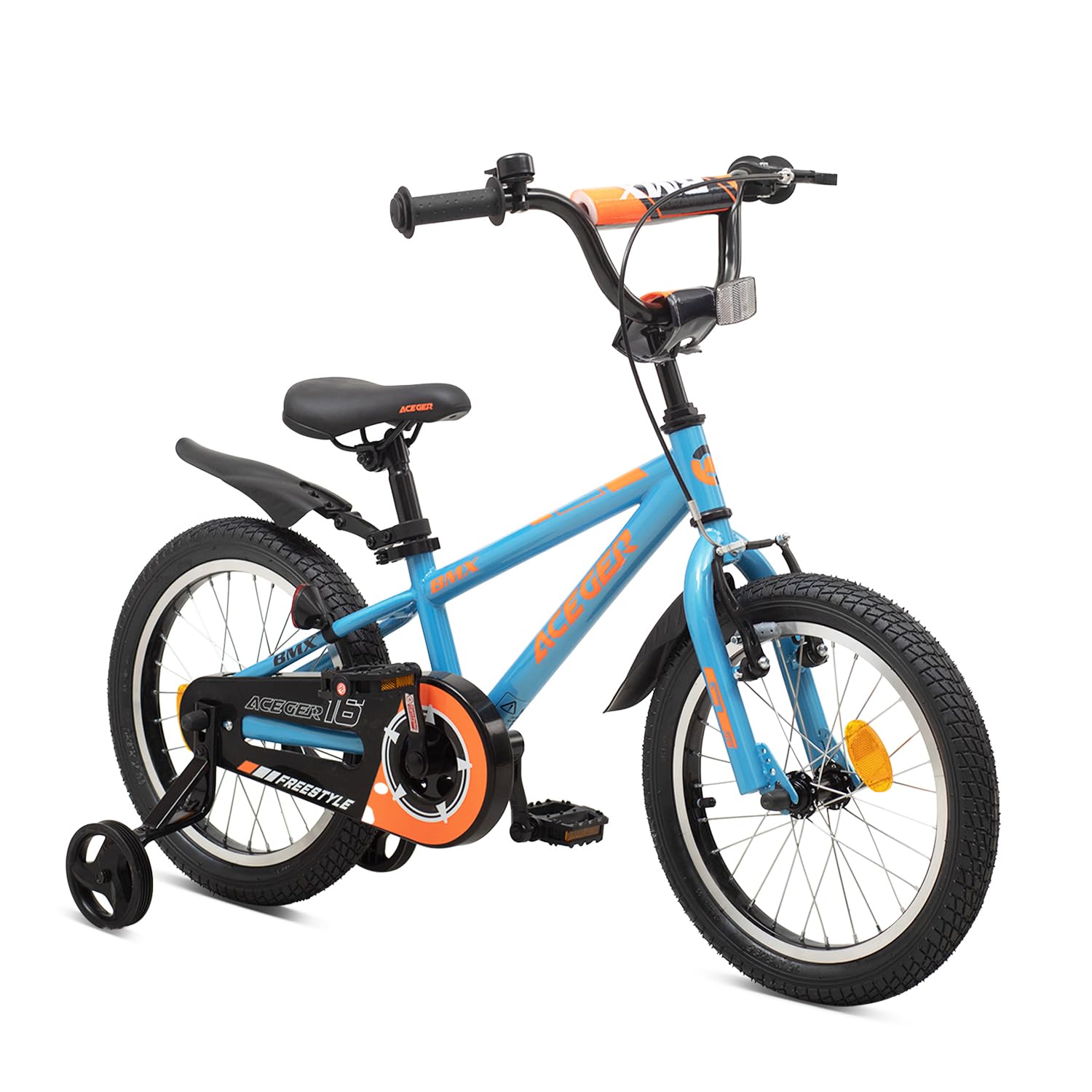 ACEGER Marco Kids Bike for Boys Girls Toddlers, Unisex for Aged 3-13 Years, 12 14 16 Inch Children Bicycle with Training Wheels, 20 Inch Bike with Kickstand,Multiple Colors