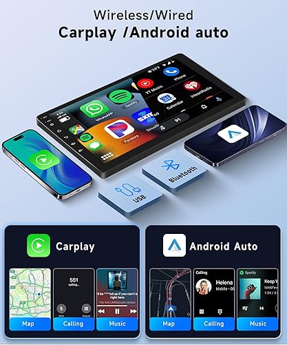 Miniatura 3 de 8 Core 4G+64G para Toyota CorollaLevin 2014-2017 Estéreo de coche Android con Carplay inalámbrico Android Auto, 10.1 "HD 1280*720P IPS pantalla