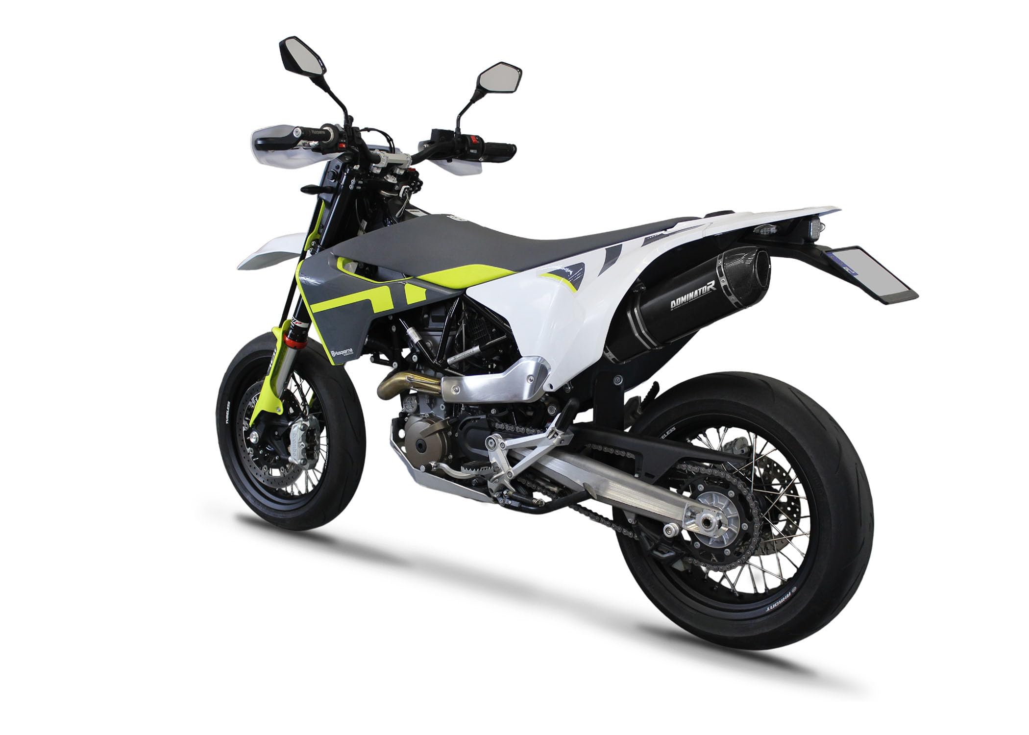 Pot D’échappement Silencieux DOMINATOR Pour Aprilia DORSODURO 900 2017-2020 - Finition Satin/carbone - 8