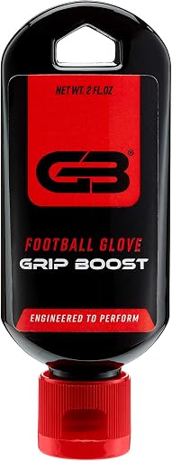 Grip Boost Football Glove Grip Gel - 2 oz. Bottle - Restores Used Gloves Sticky Gel