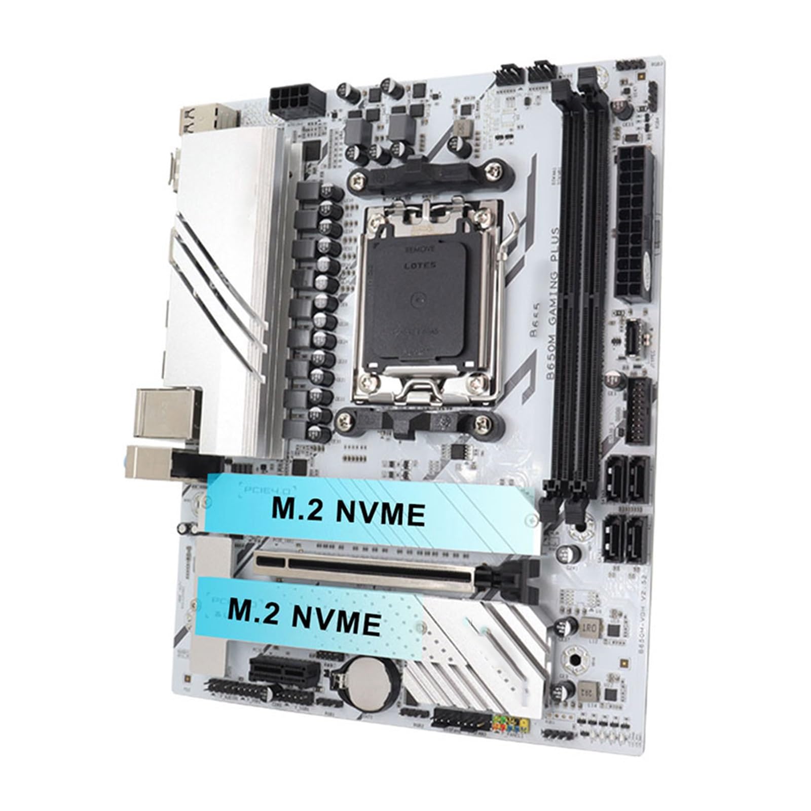 Carte Mere Carte mère Fit for JGINYUE B650M Pro AM5 Gaming MATX B650 DDR5 4800 à 6000+ MHz
