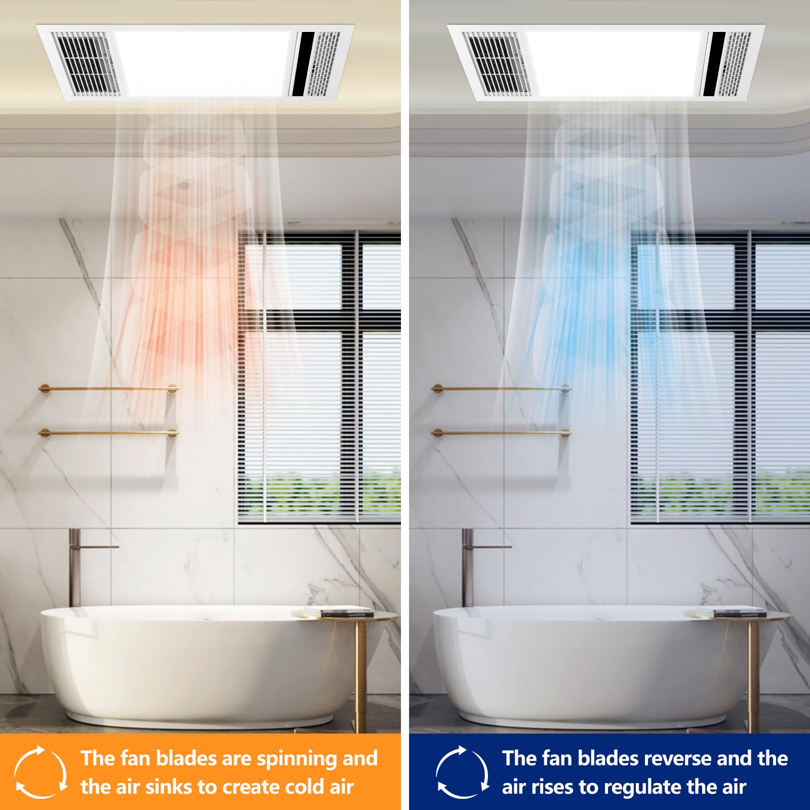 Bathroom Ventilation Fan With Heater Martec Forme 4 – 3 In 1