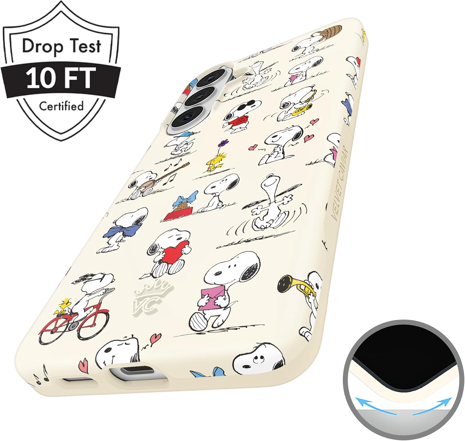 VELVET CAVIAR Case for Samsung Galaxy S26 | Magnetic | 10ft Drop Tested | Cute Protective Phone Cases for Women | Snoopy Moods