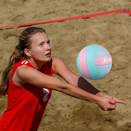 Miniatura 7 de Volleyball Size 5 - Premium PU Leather, Ultra-Durable Soft to The Touch for Youth, Adults, Ideal for Indoor, Outdoor, Beach Sports Training