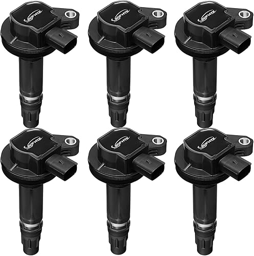 Vista 17 de BDFHYK Paquete de bobinas de encendido UF553 y bujía iridio SP589 compatible con Ford F150 2015-2017 Ford Edge Flex Explorer 2011-2016 Lincoln MKS