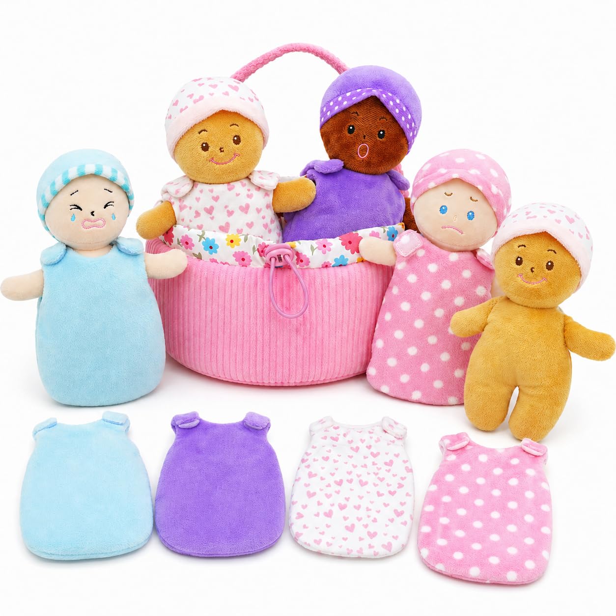 BABYL VIPパス&タオルセットWORLD TOUR 2016 US Amazon.com: June Garden My First Basket Plush Baby Doll Set