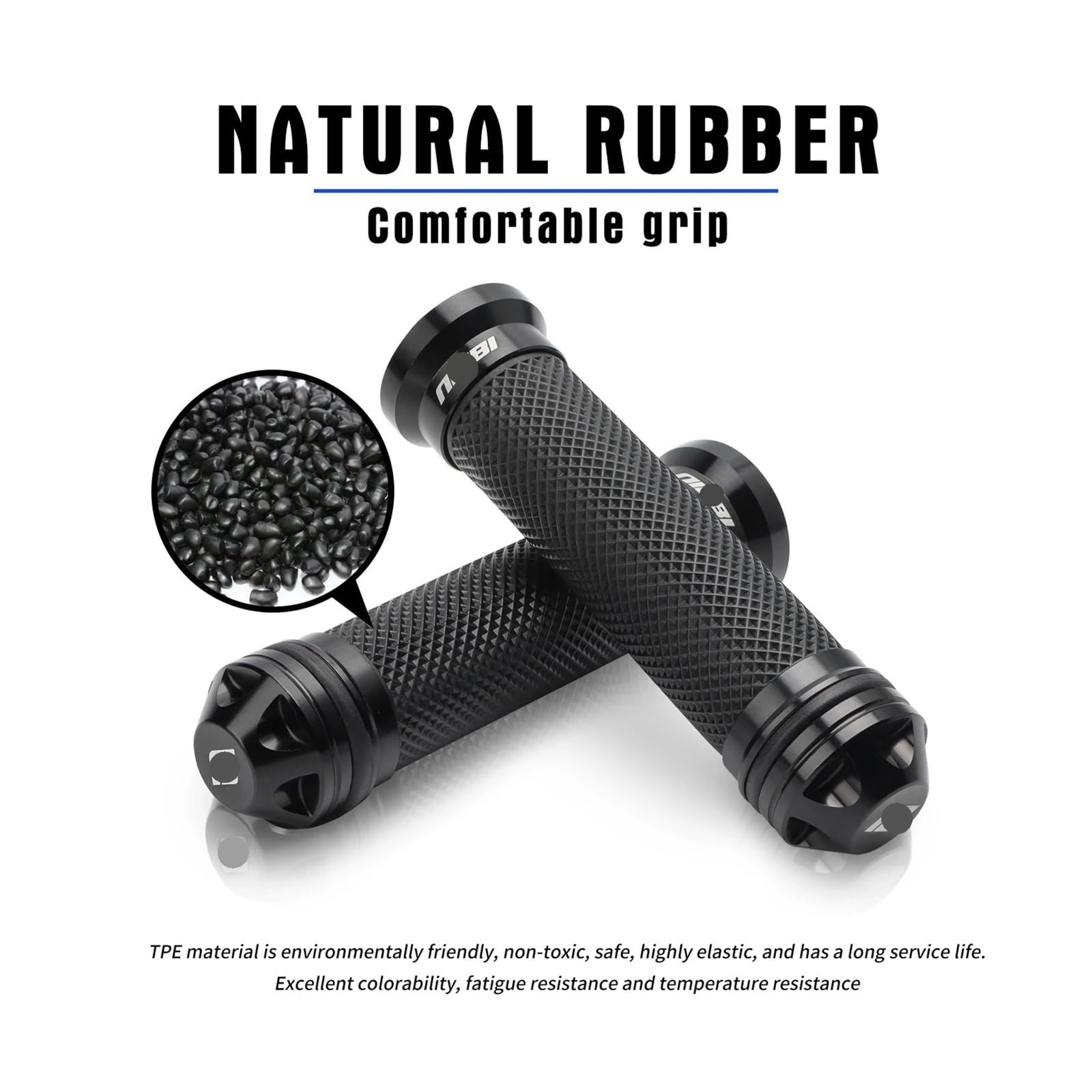 Empuñaduras Manillar Mango De Goma para Motocicleta, Empuñaduras Antideslizantes para Acelerador, Accesorios para Motocross, Piezas De Cubierta para Manillar
